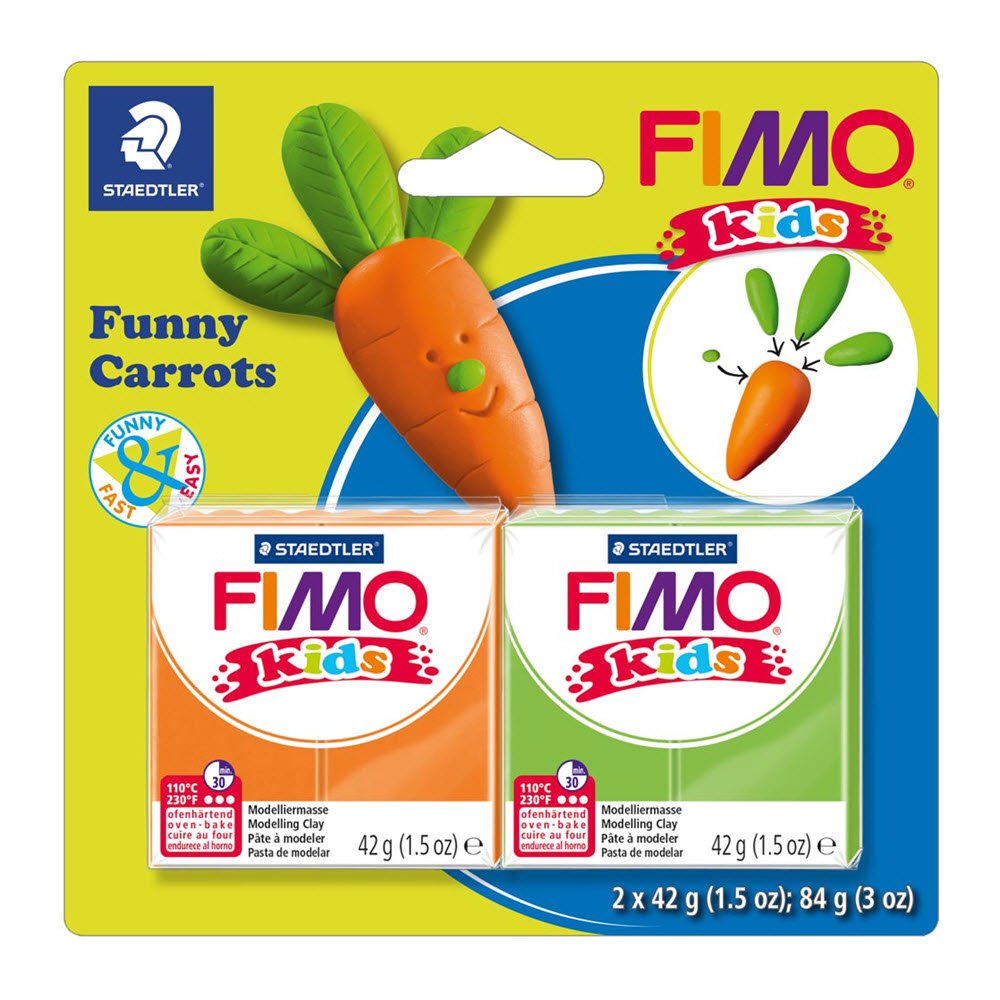 Fimo Kids St Gulerod